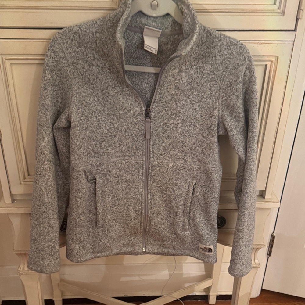 The North Face Women's Light Gray Teddy Jacket